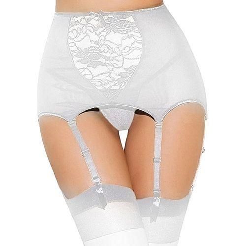 White garter belt set on sale