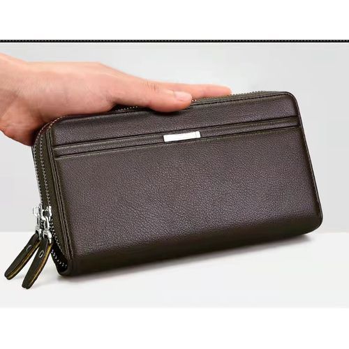 product_image_name-Fashion-Genuine Business Wallet Clutch Bag +Hand Strap-1