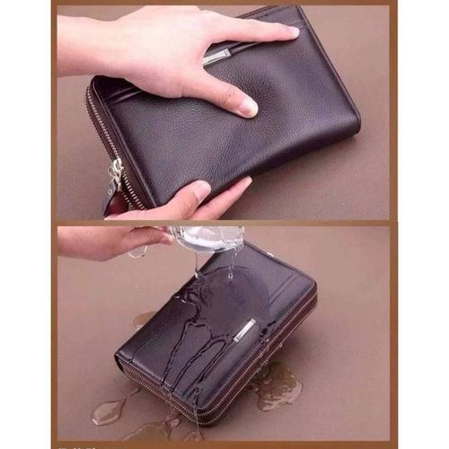 product_image_name-Fashion-Genuine Business Wallet Clutch Bag +Hand Strap-3