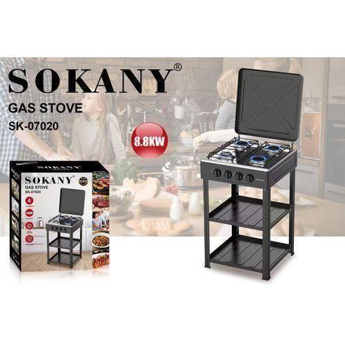 product_image_name-Sokany-New 4 Burner Gas Cooker With Stand-1