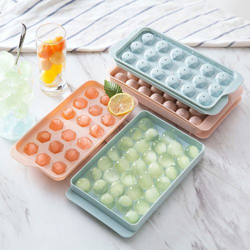 Round Golf Ball Silicone Ice Cube Molds, Durable Ice Maker, Ice