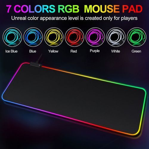 product_image_name-Generic-LED Lighted Keyboard Pad Gaming Colorful Lighted Table Mat-1