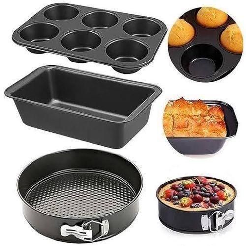 Generic Bread pan, muffin pan and round cake pan