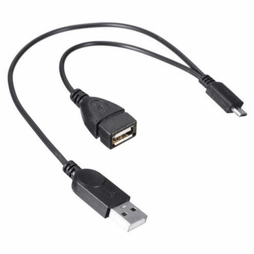 dateret Sanders med sig Generic Micro USB Male to USB Male Female OTG Adapter Cable Y-Black | Jumia  Nigeria