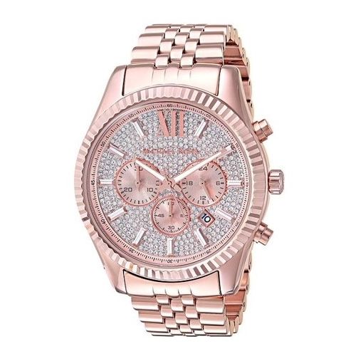 Michael Kors Male Rose Gold Analog Stainless Steel Watch  Michael Kors   Just In Time
