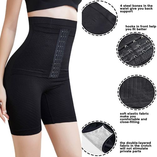 Fashion Butt Lifter Body Shaper Firm Belly Tummy Control Shapewear Thigh  Slimmer Girdle Shorts With Hook Waist Trainer