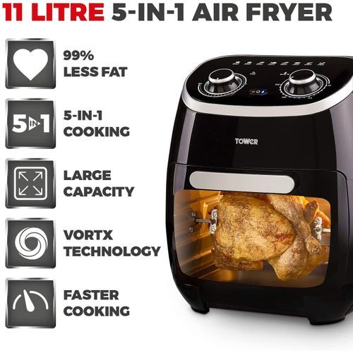 Tower Digital Air Fryer Oven With Rotisserie - 11Litres