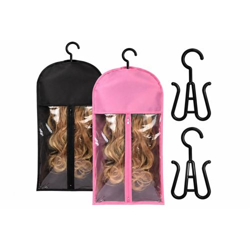 Generic 2 Pieces Wig Storage Bag