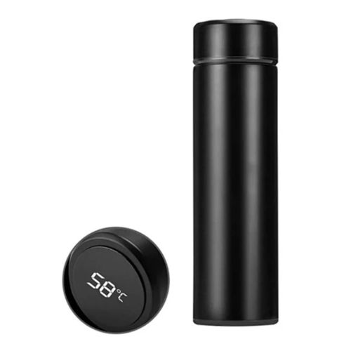 500ML Portable Smart Thermos Cup White