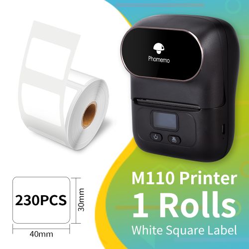 Generic Phomemo M110 Thermal Label Printer Impresora Portátil Business  Commercial Tag Label