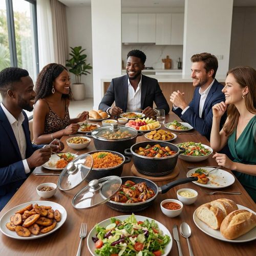 product_image_name-BROCOOK-10Pcs Die-Cast Non-Stick Granite Cookware Set with Glass Lids-6