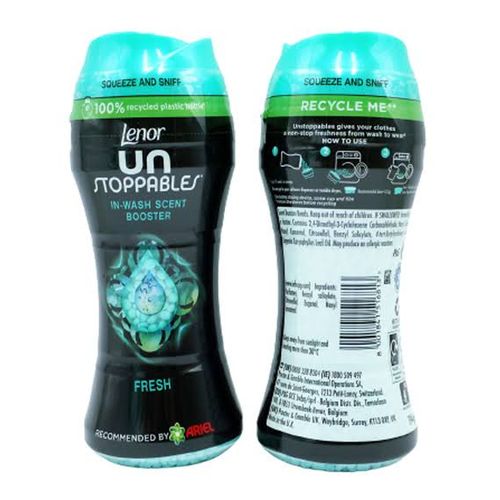 Lenor Unstoppables Scent Booster, Fresh In-Wash, Pack of 4, 264g