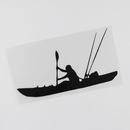 Generic Car Stickers, Motorcycle Decals Fishing Kayak Fisherman