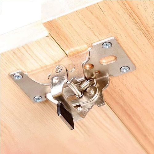 Generic 4 Pcs Foldable Bracket-Folding Foot Hinge Bracket, Self