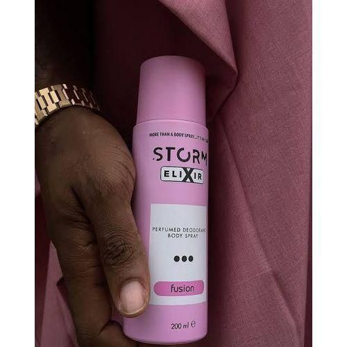 Storm  ELIXIR FUSION PERFUMED DEODORANT BODYSPRAY 200ML-NAFDAC NO:A2-109035