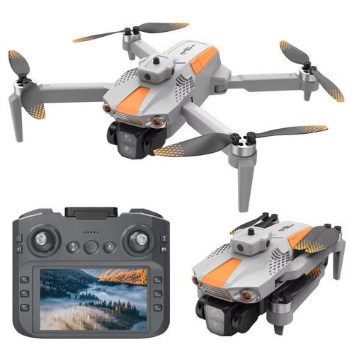Generic Classic Foldable Brushless GPS Drone With LCD Screen Remote Controller, Carrying Case & HD Camera