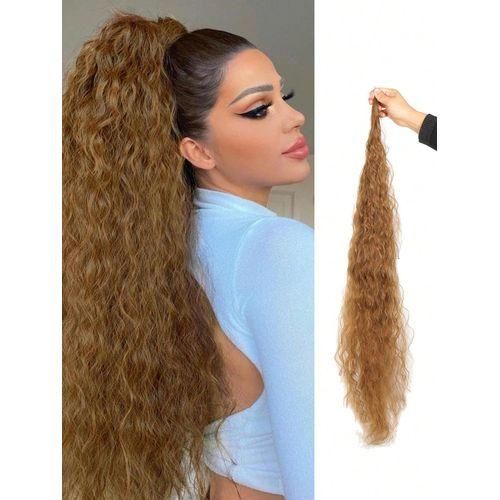 Long curly ponytail wig new arrivals