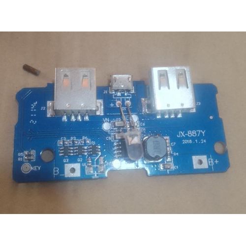 Generic 18650 5V 2A Power Bank Module Charging Circuit Board Power Supply Module 2A Dual USB Output - image 4