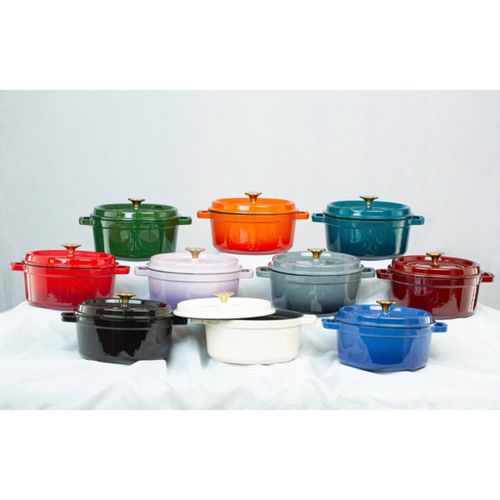 Radiance 28cm Enamelled Orange Dutch Oven - image 2