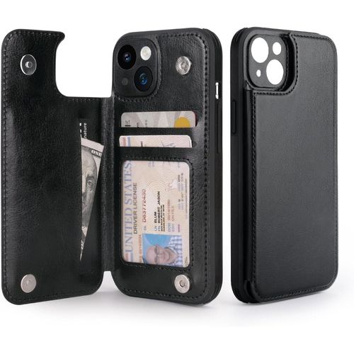 Generic For Phone Case Wallet For IPhone 15 Case With Card Holder Leather Wallet Phone Case For IPhone 15 Wallet Case Flip Cell Phone Cases For IPhone 15 Case Wallet For Women
