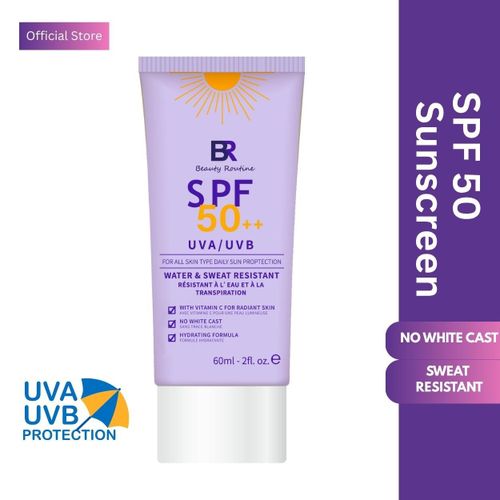 product_image_name-Generic-BEAUTY ROUTINE SPF50 BRIGHTENING SUNSCREEN NO WHITE CAST WATER RESISTANT HYDRATING FORMULA-1