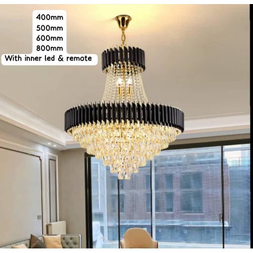 product_image_name-Generic-Lighting Presidential Luxury E14, E27 Bulb Type/ Led Crystal Ceiling Modern Design Nordic Chandelier Led Light With Remote Control For Living Room And Bedroom.-1