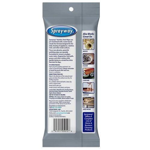 product_image_name-Sprayway-Stainless Steel Wipes 20 CT-2