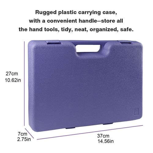 10-Piece Gardening Hand Tools with Purple Carrying Case, Garden Tools Set