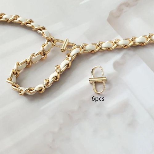 Generic Adjustable Metal Buckles Chain Strap Shortener Bag 6Pcs Golden Jumia Nigeria