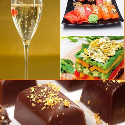 product_image_name-Generic-Gold Foil Flakes for Resin Art – Metallic Gold Leaf for DIY Crafts, Nails & Epoxy(2grams) -4