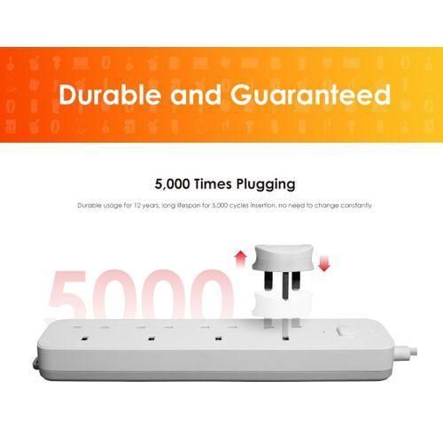 itel 4 Sockets 3 Metre Cable Power Strip UK Extension Box ISU-2430L - image 3