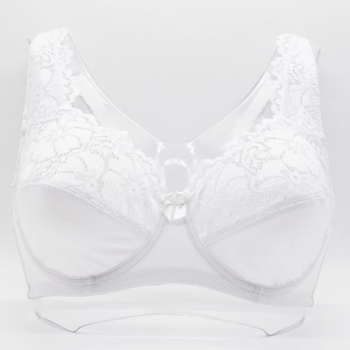 PLUS] floral lace underwire bra, Women's Fashion, New