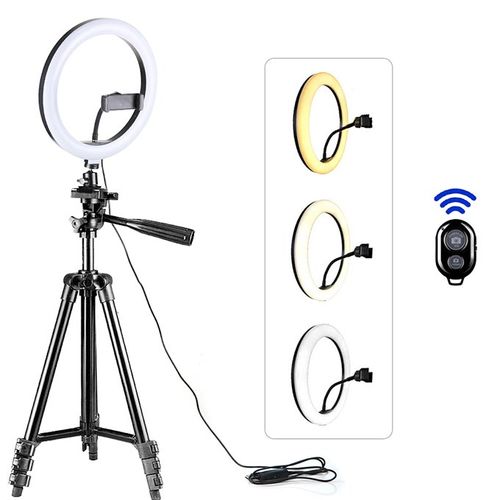 10inch/26cm Ring Lamp RGB Colorful LED Ring Light with Tripod Stand Ra –  Dr. Video Gadgets