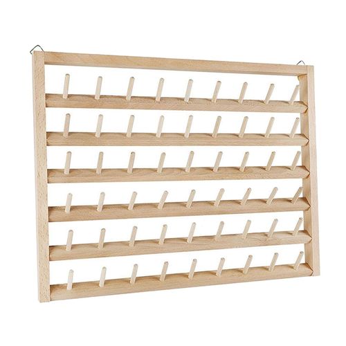 Generic Wall Mount Hanging 54 Thread Holder Multi-Spool Sewing
