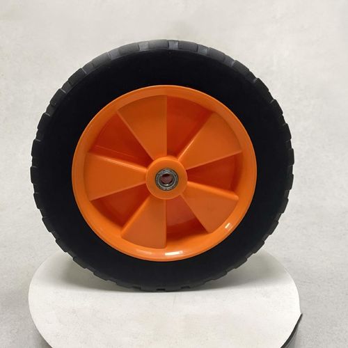 Generic 7 Inch Folding Cart Wheel Rubber For Black And Orange - image 8