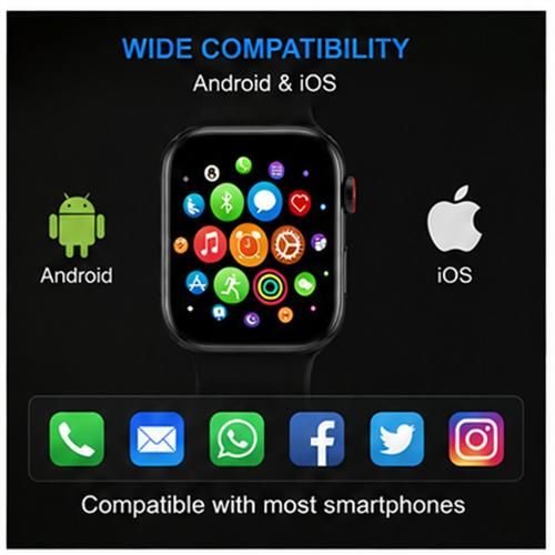 DRASURE S12 Pro Max Smart Watch 49mm 2.3" AMOLED Bluetooth Calling 7 Strap Combo with Earbuds & Case Compatible With Android & iOS - image 3