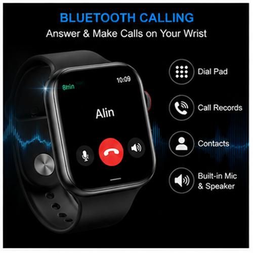 DRASURE S12 Pro Max Smart Watch 49mm 2.3" AMOLED Bluetooth Calling 7 Strap Combo with Earbuds & Case Compatible With Android & iOS - image 4