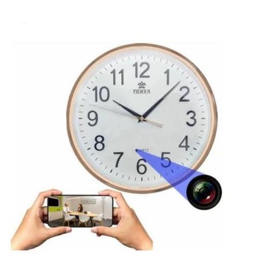 Generic High Quality Wireless Wall Clock Camera High Edition