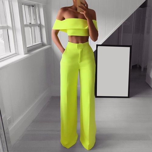Cold shoulder pantsuit discount