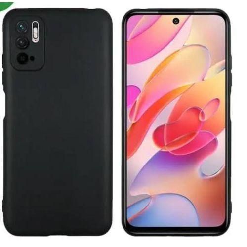 Generic Silicon Back Case For REDMi Note 10 5g - Black