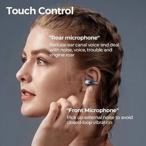 product_image_name-Generic-T75 Wireless Bluetooth Earphone Ear Clip Type - Black-4
