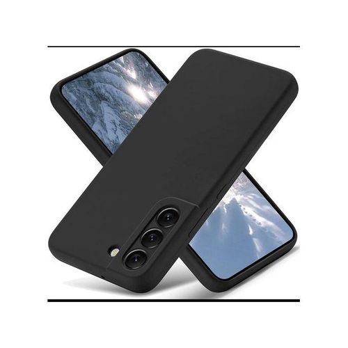 product_image_name-Samsung-Galaxy S21 FE Protective Smooth Silicone Back Case - Black-1