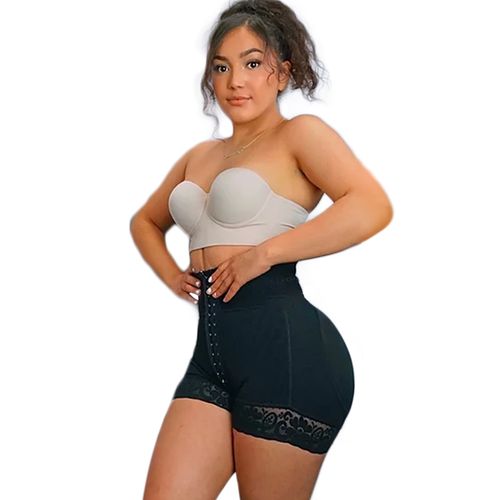 Fajas Colombian Skims Shapewear Short High Waist Large Size Tummy Control  Thigh Slimming Technology Underwear Bbl Women's Corset Black
