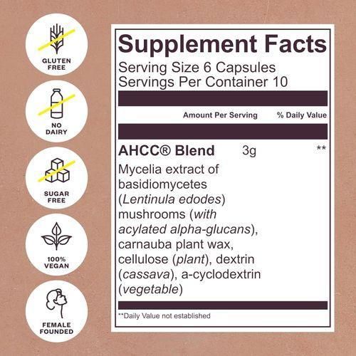 product_image_name-SHII- Extra Strength AHCC Mushroom Supplement,3g 60 Capsules-4