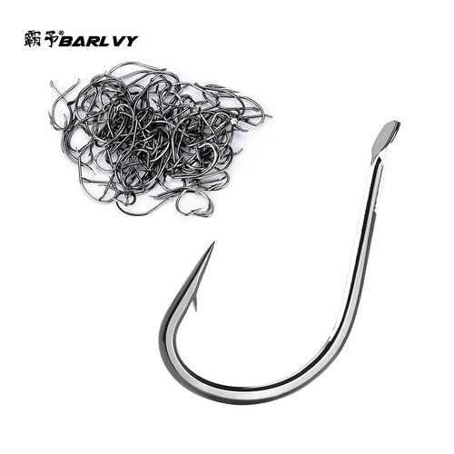 Generic 200pcs Ise Nigeria Barbed Fish Hook Fishing Hook 1-15 Bait