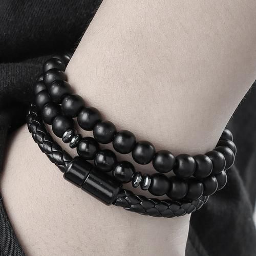 Fashion The Onyx Eclipse Premium Bracelets Stack-3Pcs - image 2