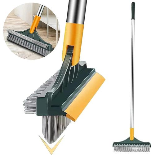 product_image_name-Generic-3 in 1 Bathroom Cleaning Brush With Wiper -1