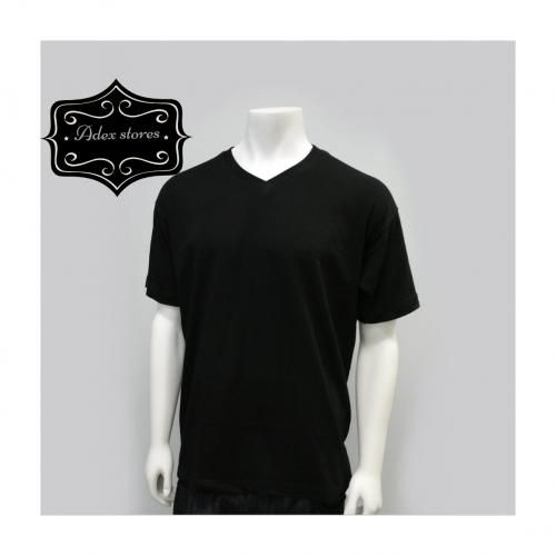 Fashion Plain V-Neck Black Shirt | Jumia Nigeria