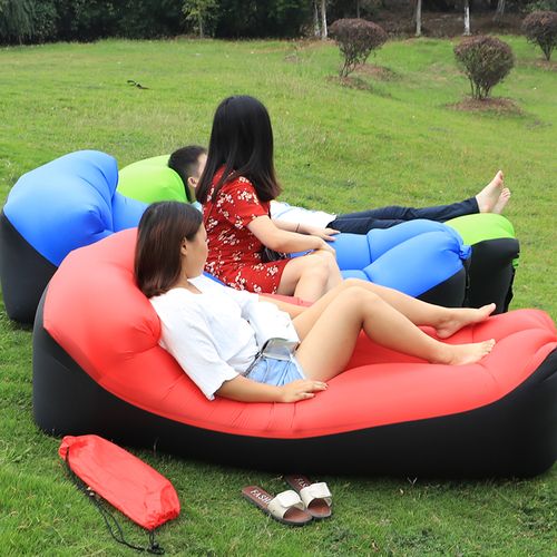 8062 Inflatable Sofa Lounge Chair Ottoman, Blow Up Chaise Lounge Air Sofa,  Indoor Flocking Leisure Couch for Home Office Rest, Inflated Recliners  Portable Deck Chair for Outdoor Travel Camping Picnic. at Rs