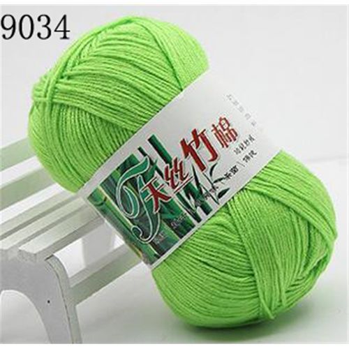 Generic 1pc 50g Natural Bamboo Cotton Yarn Soft Crochet Yarn Baby Yarn  Crochet For Knitting Wool Scarf Hand Knitting DIY Sweater